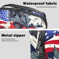 thumbnail image 4 of American Flag USB Organizer | Hard Drive Cases | Charge Cord Organizer | Travel Cord Organizer Case - Oxford Cloth Waterproof Digital Storage Bag 5.9x9.44x3.14 in, 4 of 6