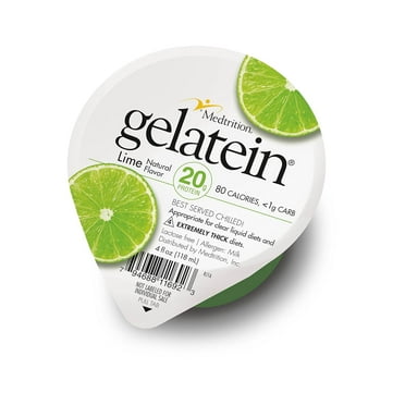 Gelatein Lime Flavored Sugar-Free High Protein Gelatin | 20g Protein