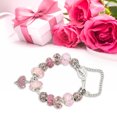 thumbnail image 1 of Brazalete De Perlas De Bricolaje, Pulsera De Perlas No Oxidación única Diamante De Regalo Delicado Y aleación Para El Día De San Valentín, 1 of 7