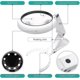 thumbnail image 3 of Rechargeable Handheld Magnifier with 5x Magnification and 8 LED Lights - Portable Illuminated Magnifying Glass, 3 of 5