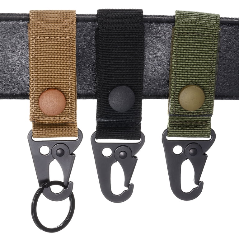 Duty Belt Key Holder, 2Pcs - Nylon Belt Keepers with Alloy  display picture 3