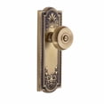 thumbnail image 2 of Grandeur Bouton Door Knob with Parthenon Plate, 2 of 6