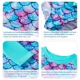 thumbnail image 6 of Girls Two Piece Swimsuits Baby Girls Long Sleeve Tankini Girls Rash Guard Set UPF 50+ Toddler Bathing Suit Swimwear, 6 of 10