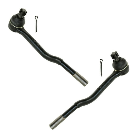 TRQ Front Inner Tie Rod Set Fits Select 1998-2004 Nissan Frontier