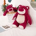 thumbnail image 3 of Grandes Peluche Oso Fresa Juguetes 60cm Regalo Para Niños Xtellar Rosa, 3 of 4