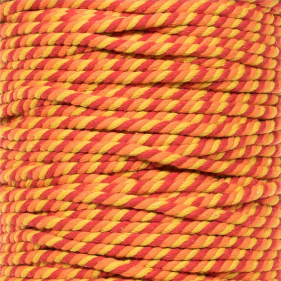 Super Soft 3 Strand Twisted Cotton Rope - Multiple Colors to Choose from in Various Diameters and Lengths