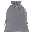 thumbnail image 2 of Bolsa Mini Bisutería VentDepot MiniVelvGrey 1Pza Gris 7.2x9cm Terciopelo, 2 of 2
