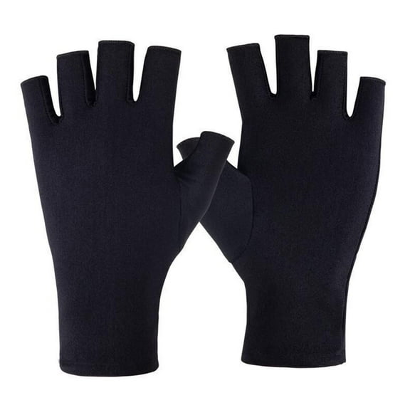 Outdoor Cycling Gloves Summer Breathable Sunscreen Gloves UV Protection Driving Gloves Non-slip Unisex Half Fingers Gloves Sun Fingerless Gloves Half Finger Gloves for Driving,  Hiking, Running,