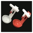 thumbnail image 2 of 80 Pcs Chicken Drinking Spring Tee Nipple Drinkers Ball Drinking Fountain Chicken Hanging Use Automatic Water Dispenser, 2 of 6
