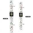 thumbnail image 2 of LNGOOR Christmas Silicone Sport Replacement Watch Band Strap for Apple Watch Series 1, 2, 3, 4&5 - 38mm, 40mm, 42mm, or 44mm (11-Colors), 2 of 3