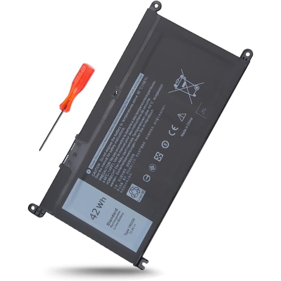 42Wh YRDD6 Battery for Dell Inspiron 3501 3493 3583 5593 5482 5480 5598 Vostro 3491 5481 5581 5490 5590 Latitude 3310 2-in-1 Series VM732 1VX1H 11.4V 3500mAh