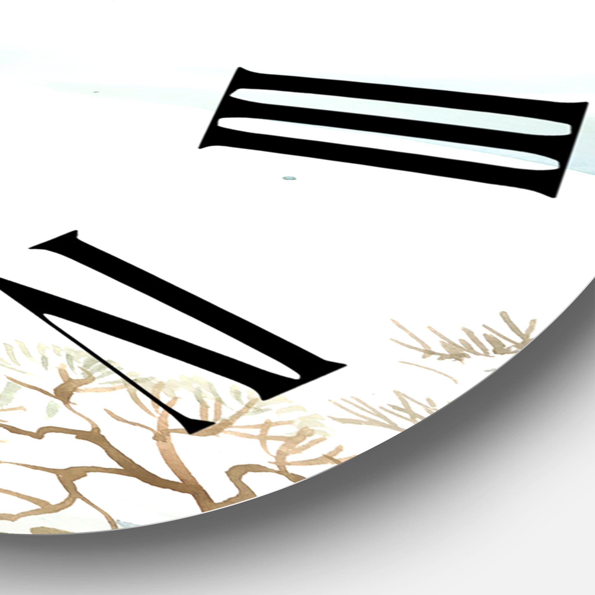 Designart 1 in Traditional Wall Clock