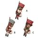 thumbnail image 4 of Calcetín de Navidad Chimenea Ventana Árbol Colgando Tela Decoración de Navidad Festival Fiesta temática Año Nuevo Colgante decorativo Bolsa Kits de decoración para fiestas Muñeco de nieve Toystoory HA069802-02, 4 of 6
