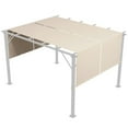 thumbnail image 2 of Yardi Yarda 2 Pieces Pergola Replacement Canopy, UV Protection Pergola Shade Cover for 10 x 11.8ft Pergola, Canopy for Garden, Deck, Patio, Khaki, 2 of 16