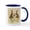 White/Navy Inside, variant on CafePress - Vintage French Easter Bunnies Mugs - 11 oz Ceramic Mug - Novelty Coffee Tea Cup
