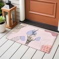 thumbnail image 4 of Area Rug 2x3ft Abstract Plant Mid Century Boho Style Area Rugs Washable Low Pile Floor Carpet for Bedroom, Morandi Color Abstract Geometric Non Slip Soft Rugs for Living Room Entryway Dining Room, 4 of 9