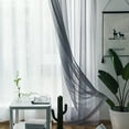 thumbnail image 4 of Rosnek Sheer Curtains Elegant Sheer Window Drapes Rod Pocket, Single Panel in Gary, 4 of 5