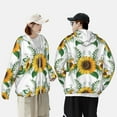 thumbnail image 6 of Fotbe Sunflowers (2) Men's Women's UPF 50+ Sun Protection Jacket Hooded Cooling Shirt with Pockets Hiking Outdoor Performance-X-Large, 6 of 9