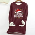 thumbnail image 2 of Winter Saving Talove Long Sleeve Shirts for Women Funny Graphic Sweatshirt Women Fall Clothes Fall Outfits 2025 Fashion Womens Tops Dressy Casual Plus Size Christmas Shirts, 2 of 3