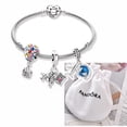 thumbnail image 4 of Charms Pandora Pulsera 925 Plata Esterlina Encantos Con Bolsa De Terciopelo, 4 of 4