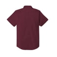 thumbnail image 3 of Hat and Beyond Men's Short Sleeve Premium Slim Fit Solid Dress Shirts, 3 of 4