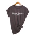 thumbnail image 4 of Nuevo estilo de pareja de algod贸n puro, camiseta estampada a la moda, ropa holgada de manga corta para mujer, 4 of 4