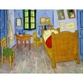thumbnail image 3 of Van Gogh, Vincent 24x19 Black Modern Framed Museum Art Print Titled - Van Goghs Bedroom Arles, 1889, 3 of 5