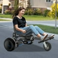 thumbnail image 5 of Black Hoverboard Seat Attachment Balancing Scooter Seat Attachment Adjustable 220 lbs Capacity 37.4in*17.3*17.7in for Parks, Squares, 5 of 19