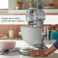 thumbnail image 3 of KitchenAid 2-Qt Ice Cream Maker Attachment for select KitchenAid Tilt-Head Stand Mixers, White, 3 of 10