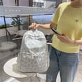 thumbnail image 5 of Coquette Bow Backpack for Women Pink Bow Kawaii Preppy Backpack Large Capacity for College Middle High School Casual Travel Daypack, 5 of 5