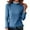 Blue #11, variant on Women's Mock Turtleneck Shirts Long Sleeve Slim Fit Tops Winter Lightweight Lettuce Trim Base Layer Tees Yellow 2XL