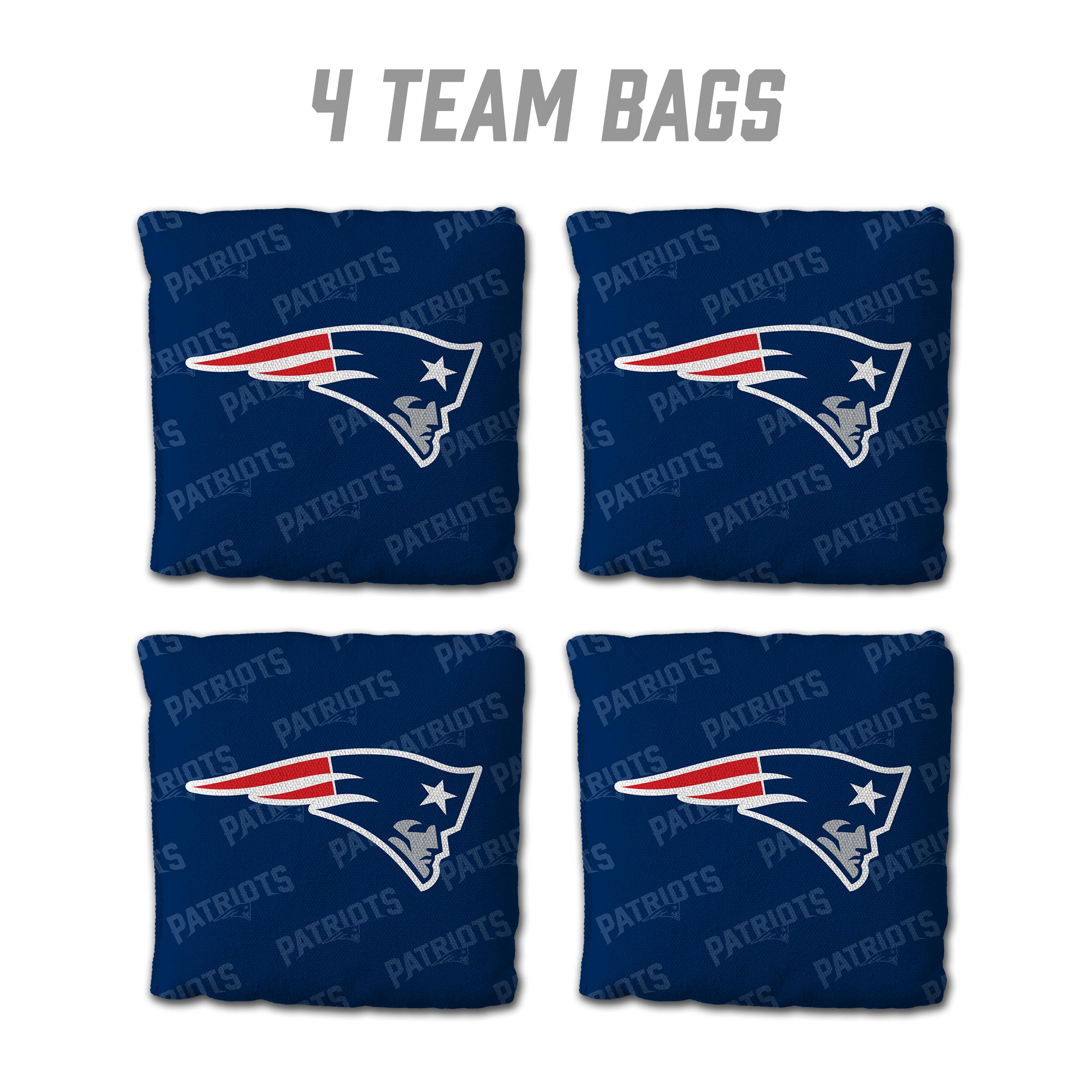 NFL New England Patriots Cornhole Bags - 4PK - Blue