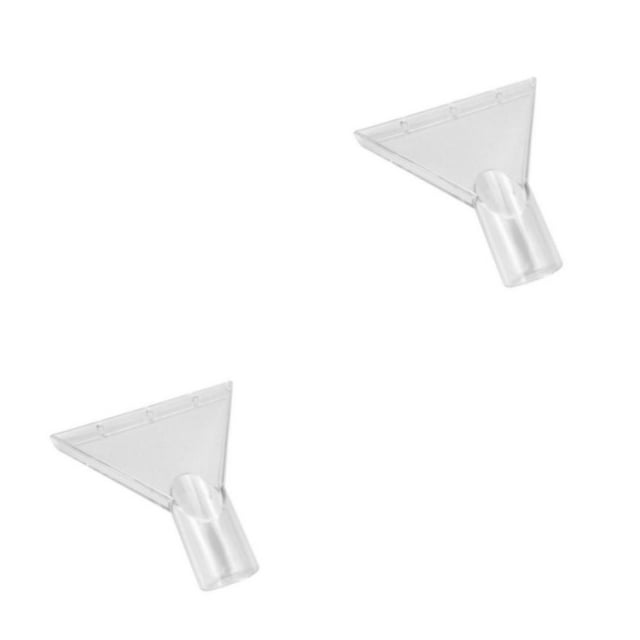 kurtrusly 1/2/3/5 Routine de Nettoyage de Tête de Brosse à Vide avec des Résultats Exceptionnels Lisse Grand transparent 2PCS