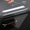 thumbnail image 2 of Clear Window Security Film Adhesive Anti Shatter Safety Window Glass Protection Sticker Heat Control Anti Uv For Home And Office 2Mil 24Inch X 8.2Feet, 2 of 4