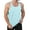 Light Blue, variant on Men's Lightweight Quick Drying Track and Field Training Vest Breathable Square Neck, for Fitness Enthusiasts