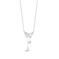 thumbnail image 2 of HongHeng Essentials Sterling Silver Gemstone Butterfly Pendant Necklace, 2 of 8