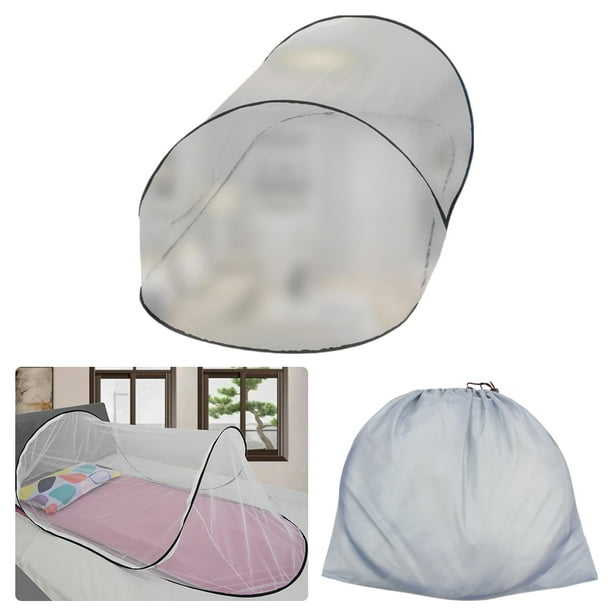 Campaña con mosquitera emergente Ygjytge Mosquitera plegable Portátil negro