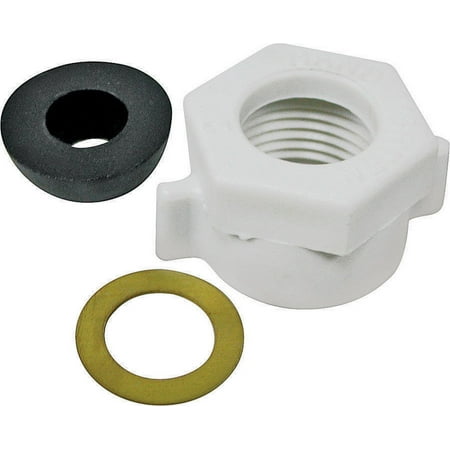 

Worldwide Sourcing PMB-472 Ballcock Nut W/Washer & Ring Plastic