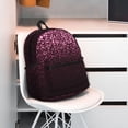 thumbnail image 4 of Fotbe Pink Glitter Sparkles A Mochila Ligera Casual para Laptop para Hombres y Mujeres, Mochila Impermeable de Uso Diario, Mochila para Universidad, 4 of 5