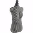 thumbnail image 1 of Benzara BM150780 Fabric Wrapped Mannequin, Black & White, 1 of 1