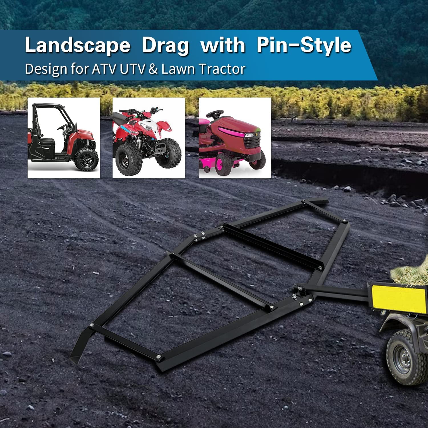 Lawn tractor outlet landscape drag