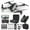Black, variant on Black E88 Black Drone With 1080P Dual Camera Foldable Design Altitude Hold Wifi Fpv Remote Control Quadcopter