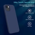 thumbnail image 4 of Entronix Silicone Case Compatible with iPhone 17e, Soft-Touch & Slim Protective Cover, Navy Blue, 4 of 5