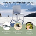 thumbnail image 3 of WestinTrends Cape May HDPE Outdoor Patio Dining Side Chair, Black, 3 of 14
