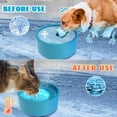 thumbnail image 3 of Heated Water Bowl for Dog & Cat, Outdoor Heated Dog Bowl, Waterproof Heated Pet Bowl Smart Thermal-Dish in Winter for Outside Heated Waterer for Dog, Cat, Chicken,Duck, 108oz 30 Watts, 3 of 7