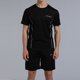 thumbnail image 1 of Ropa Deportiva de seda de hielo para hombre, traje de Fitness para correr, camiseta informal de secado rápido y pantalones cortos, chándal de entrenamiento de 2 piezas, 1 of 4