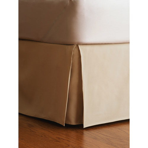 Your Zone 14" Drop Super Soft Bed Skirt, Queen, Tan