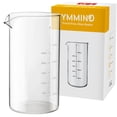 thumbnail image 1 of Vaso de vidrio de repuesto French Press YMMIND 1000 ml, 1 of 6
