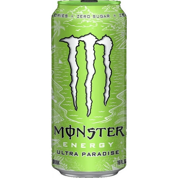 Monster Ultra Paradise, Sugar Free Energy Drink, 16 fl oz Aluminum Single Can