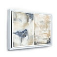 thumbnail image 3 of Designart 'Abstract Gold Beige Pink and Dark Pastel Strokes' Modern Framed Canvas Wall Art Print, 3 of 5
